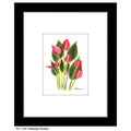 Flamingo Flowers, Print (#7406A)
