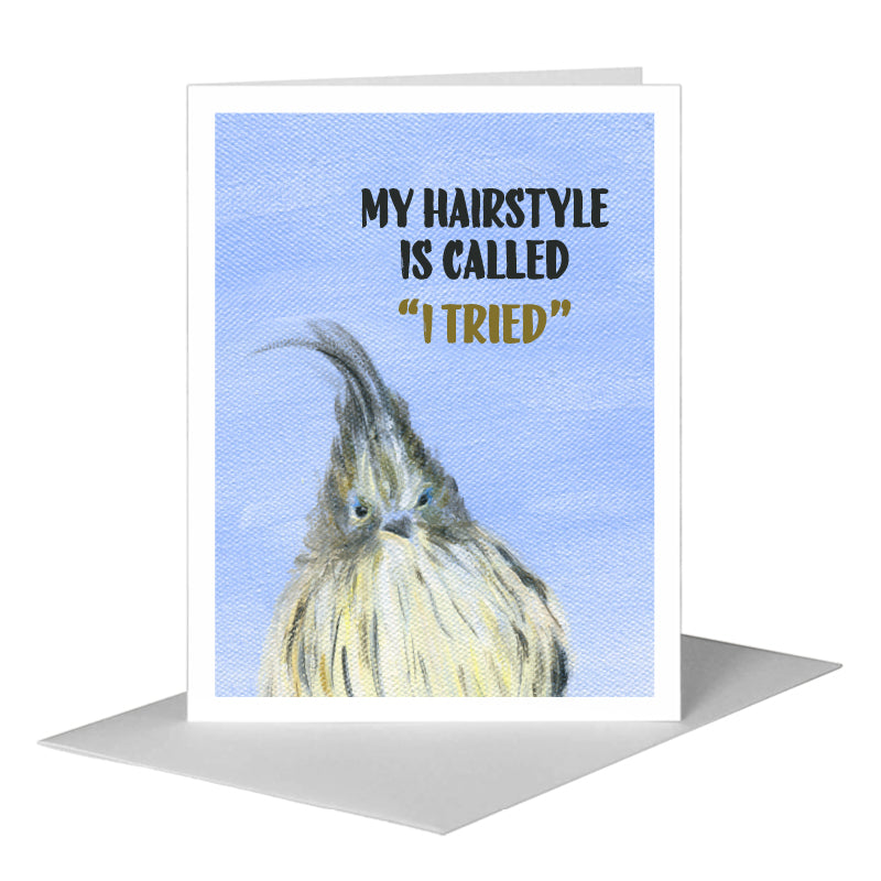 Feather Mohawk, Greeting Card (#8317H)